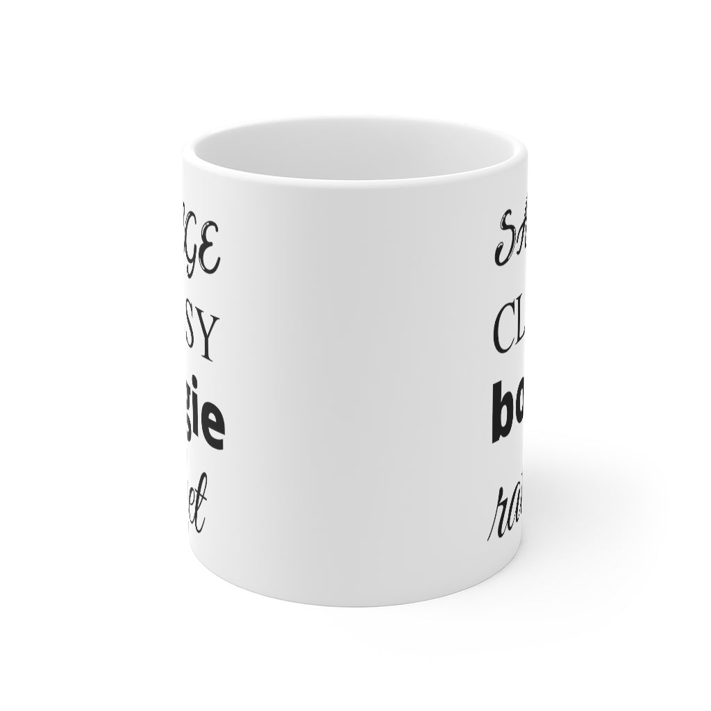 Savage Classy Bougie Ratchet, funny coffee mug, I’m a savage, Savage Coffee Mug, Sassy Mug, Gifts for Her