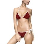 Load image into Gallery viewer, Red Star Pattern Bikini Set / Women&#39;s Bikini Swimsuit
