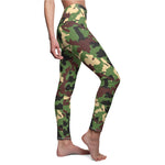 Load image into Gallery viewer, Camo Style Leggings / Women&#39;s Cut &amp; Sew Casual Leggings
