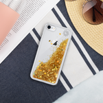 Load image into Gallery viewer, Iphone Love Liquid Glitter Phone Case
