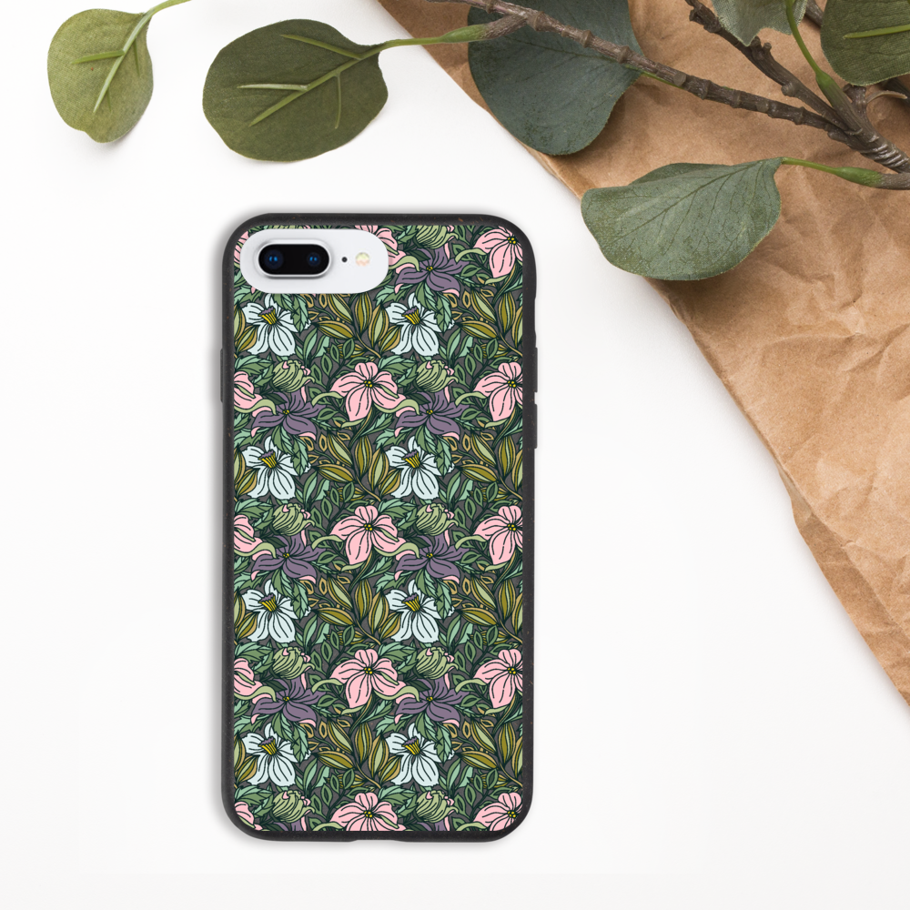 Flower Lover Design Biodegradable phone case