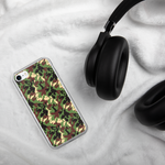 Load image into Gallery viewer, Green Woodland Camo style iPhone Case
