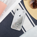 Load image into Gallery viewer, Iphone Love Liquid Glitter Phone Case
