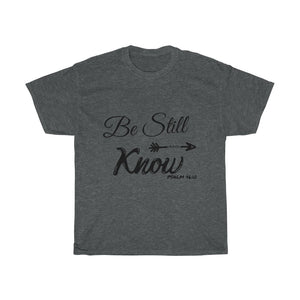 Be still and know