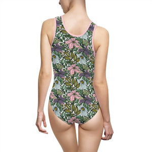 Flower Lover Women's Classic One-Piece Swimsuit