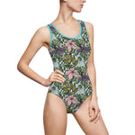 Load image into Gallery viewer, Flower Lover Women&#39;s Classic One-Piece Swimsuit
