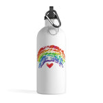 Load image into Gallery viewer, Rainbow heart Stainless Steel Water Bottle
