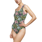 Load image into Gallery viewer, Flower Lover Women&#39;s Classic One-Piece Swimsuit
