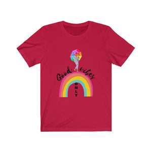 Good vibes only Pride Shirt, Rainbow American Flag Shirt, LGBT Shirt, Lesbian Pride Shirt, LGBT Equality Shirt, Gay Lesbian LGBT Pride Outfit