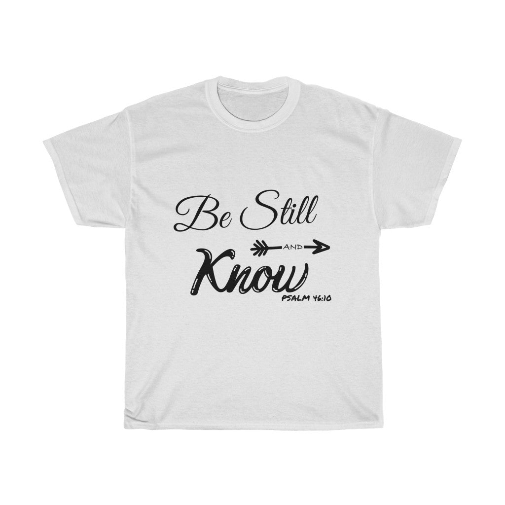 Be still and know