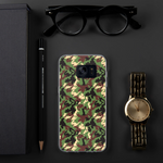 Load image into Gallery viewer, Green Woodland Camo Design Samsung Case
