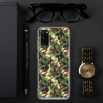 Load image into Gallery viewer, Green Woodland Camo Design Samsung Case
