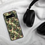 Load image into Gallery viewer, Green Woodland Camo Design Samsung Case
