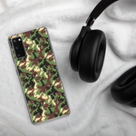 Load image into Gallery viewer, Green Woodland Camo Design Samsung Case
