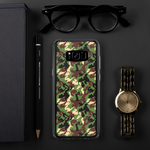 Load image into Gallery viewer, Green Woodland Camo Design Samsung Case
