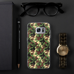 Load image into Gallery viewer, Green Woodland Camo Design Samsung Case
