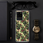 Load image into Gallery viewer, Green Woodland Camo Design Samsung Case
