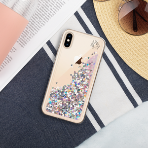 Iphone Love Liquid Glitter Phone Case